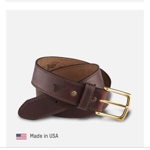 Redwing boots brown leather belt size 34 waist